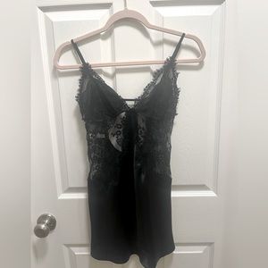 Black Lace and Satin Victoria’s Secret Nighty